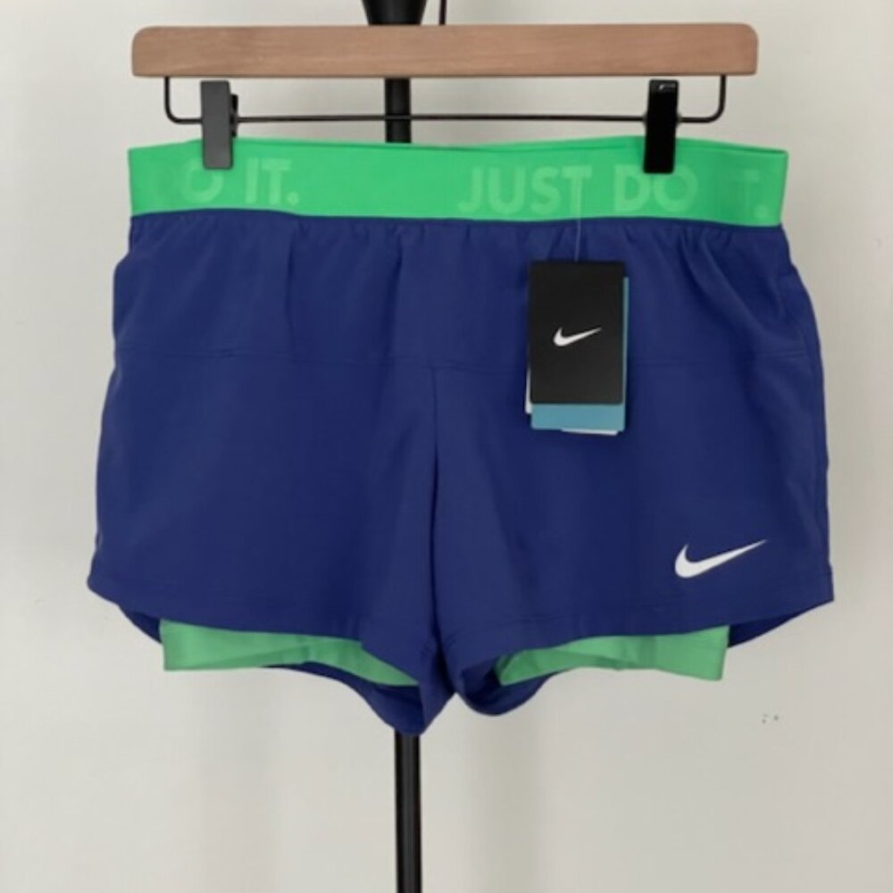 Nike Women’s Dri-Fit 2-in-1 Training Shorts Size Medium | Style 613633-486